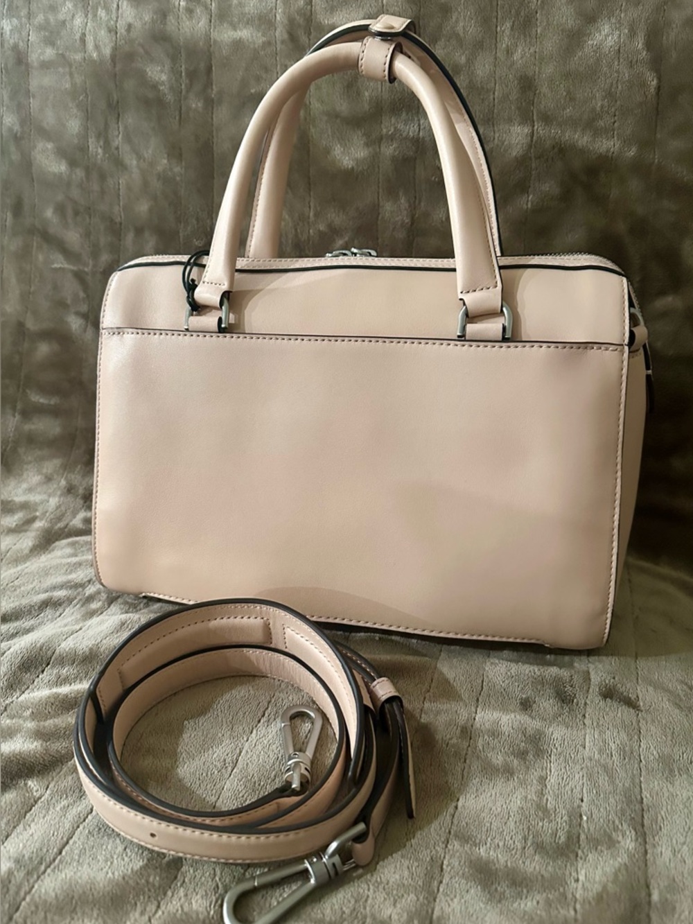 NWT TUMI Aria Satchel - Blush Pink Leather (Dust bag included) - Picture 2 of 7